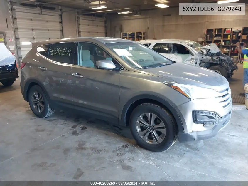 2015 Hyundai Santa Fe Sport 2.4L VIN: 5XYZTDLB6FG279248 Lot: 40280269