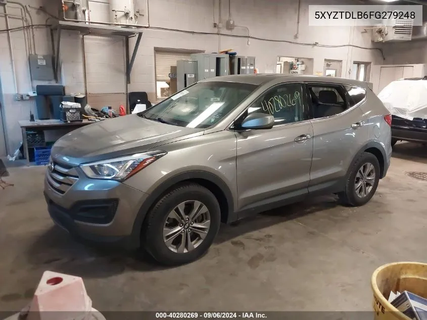 2015 Hyundai Santa Fe Sport 2.4L VIN: 5XYZTDLB6FG279248 Lot: 40280269