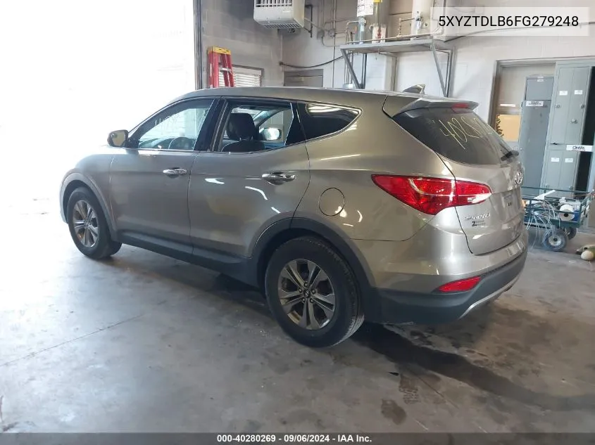 2015 Hyundai Santa Fe Sport 2.4L VIN: 5XYZTDLB6FG279248 Lot: 40280269