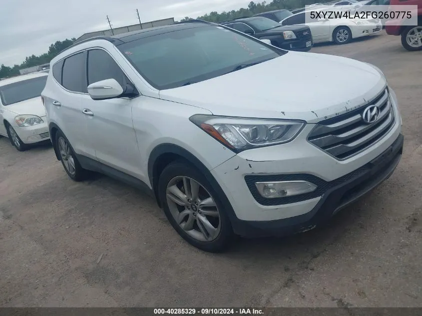 2015 Hyundai Santa Fe Sport 2.0L Turbo VIN: 5XYZW4LA2FG260775 Lot: 40285329