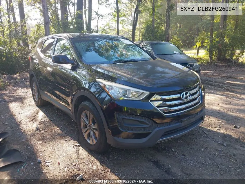 2015 Hyundai Santa Fe Sport 2.4L VIN: 5XYZTDLB2FG260941 Lot: 40314903