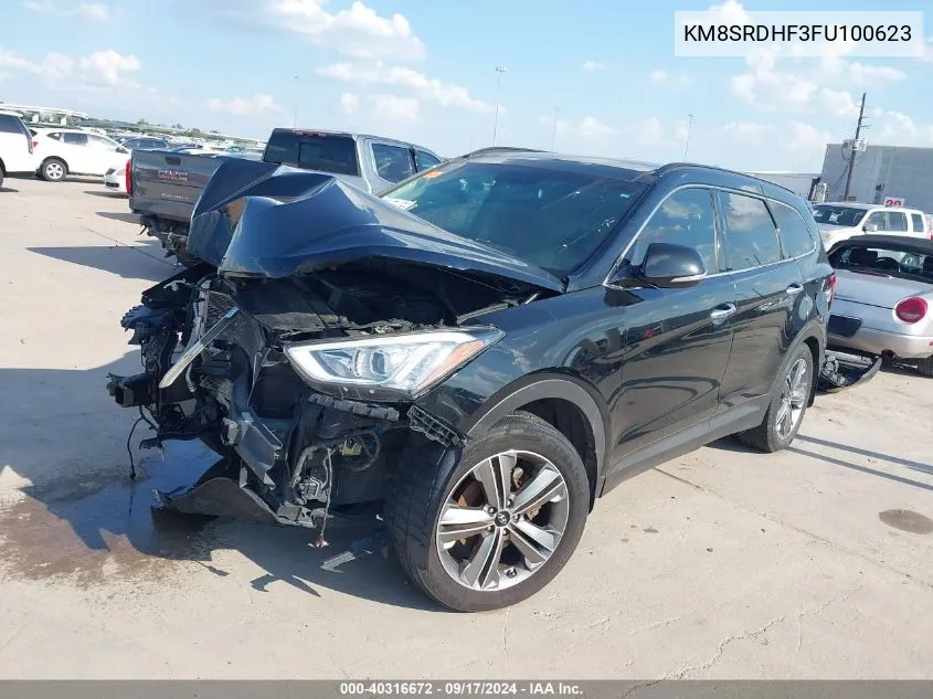 KM8SRDHF3FU100623 2015 Hyundai Santa Fe Limited