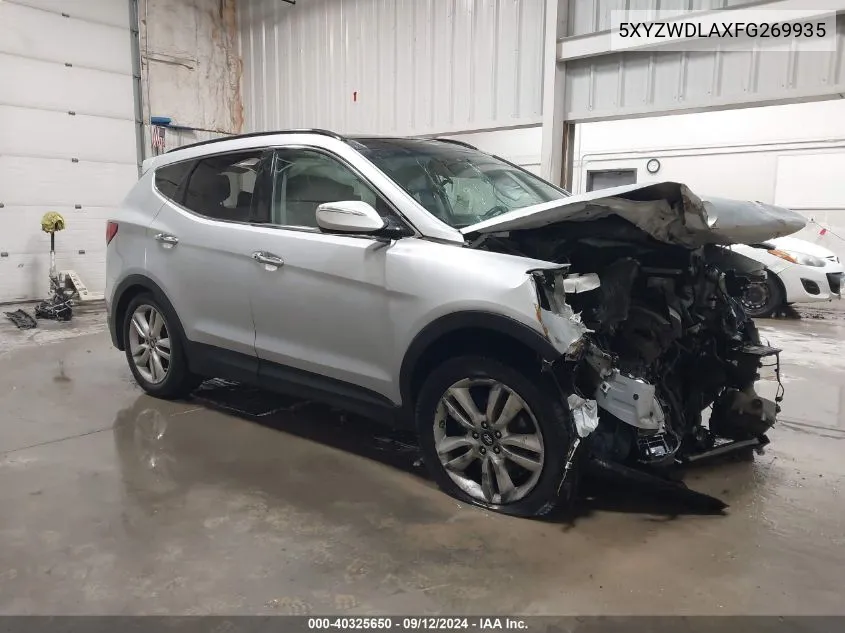 5XYZWDLAXFG269935 2015 Hyundai Santa Fe Sport 2.0L Turbo