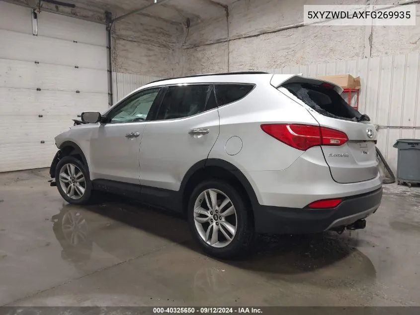 5XYZWDLAXFG269935 2015 Hyundai Santa Fe Sport 2.0L Turbo