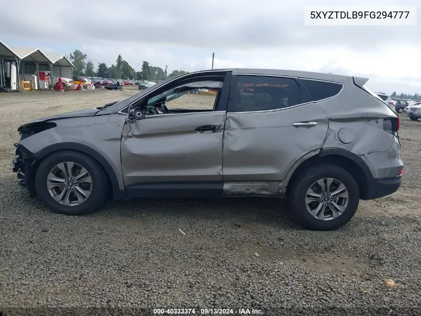 5XYZTDLB9FG294777 2015 Hyundai Santa Fe Sport 2.4L