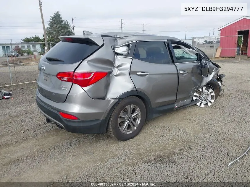 5XYZTDLB9FG294777 2015 Hyundai Santa Fe Sport 2.4L