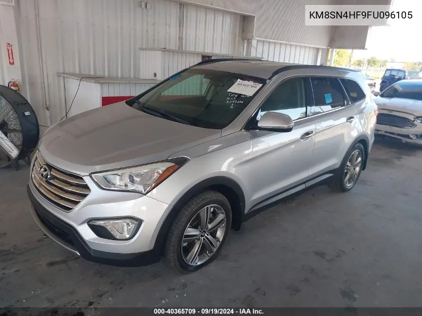 KM8SN4HF9FU096105 2015 Hyundai Santa Fe Gls