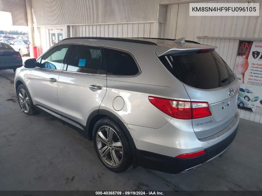 KM8SN4HF9FU096105 2015 Hyundai Santa Fe Gls