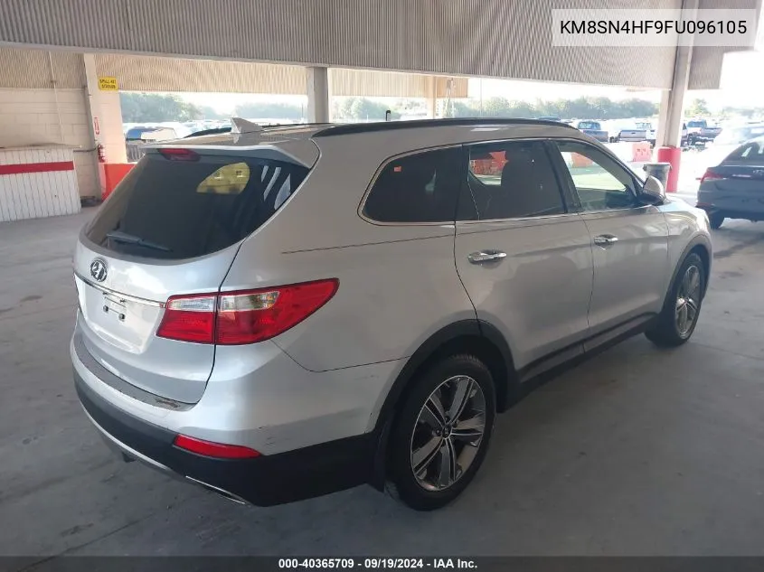 KM8SN4HF9FU096105 2015 Hyundai Santa Fe Gls