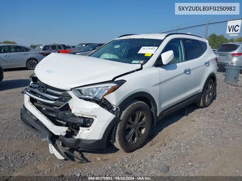 2015 Hyundai Santa Fe Sport 2.4L VIN: 5XYZUDLB3FG250982 Lot: 40370903