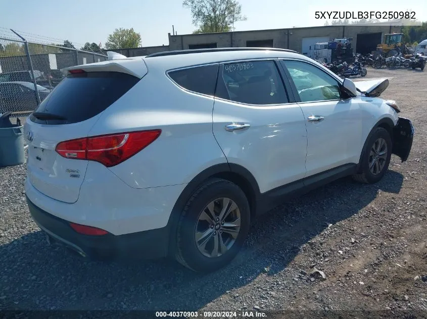 2015 Hyundai Santa Fe Sport 2.4L VIN: 5XYZUDLB3FG250982 Lot: 40370903