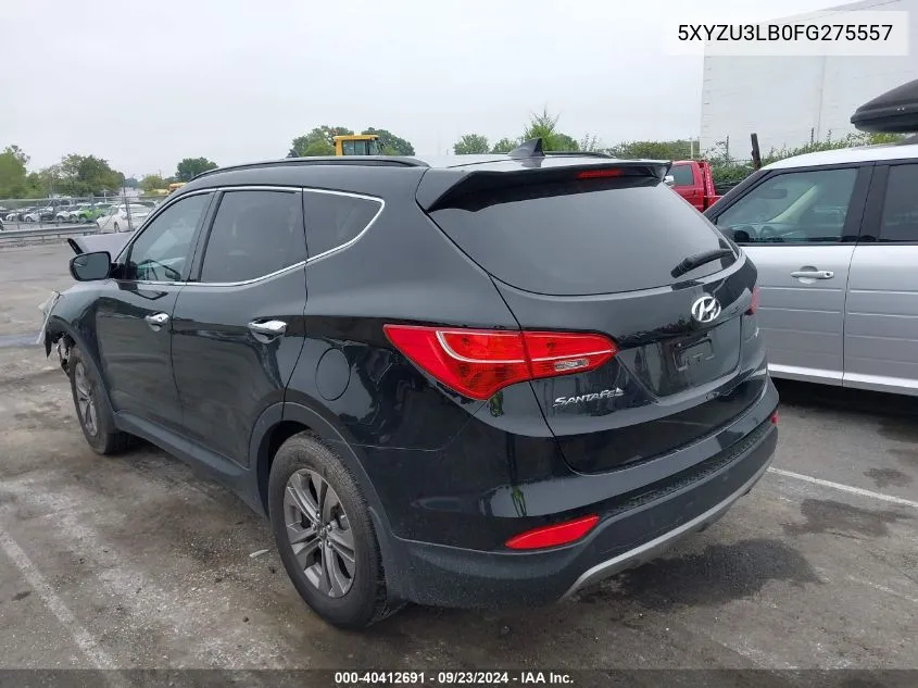 2015 Hyundai Santa Fe Sport 2.4L VIN: 5XYZU3LB0FG275557 Lot: 40412691