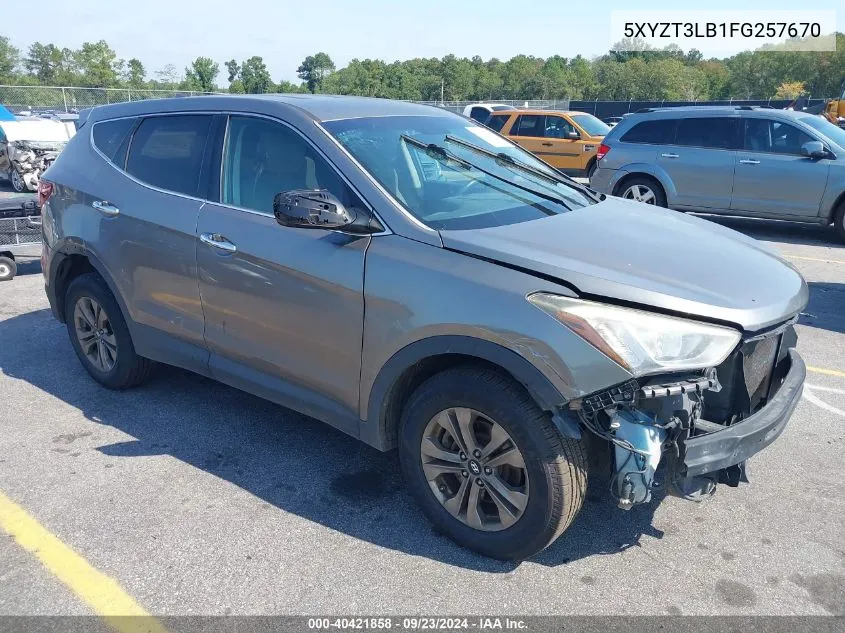 5XYZT3LB1FG257670 2015 Hyundai Santa Fe Sport 2.4L