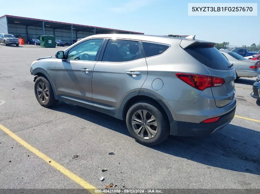 5XYZT3LB1FG257670 2015 Hyundai Santa Fe Sport 2.4L