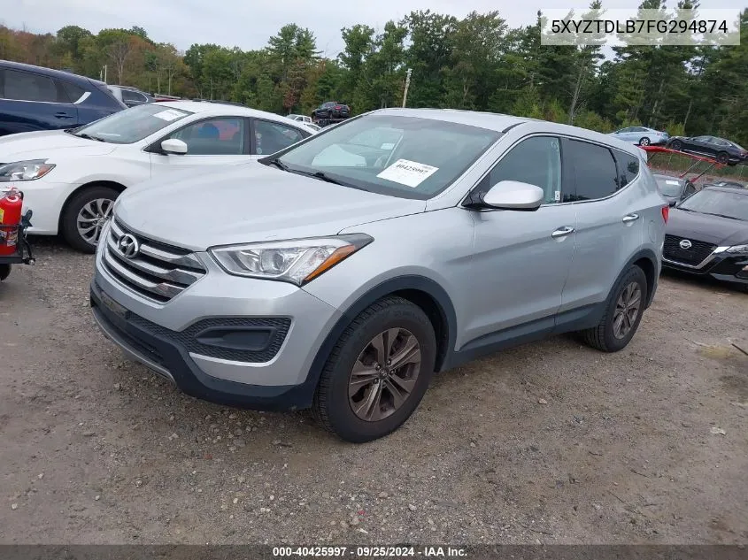 2015 Hyundai Santa Fe Sport 2.4L VIN: 5XYZTDLB7FG294874 Lot: 40425997