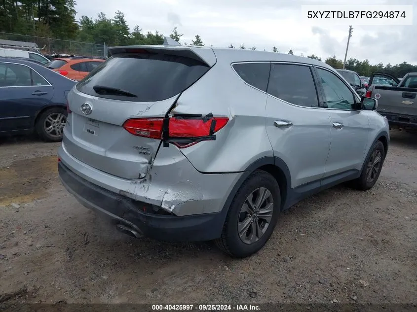 5XYZTDLB7FG294874 2015 Hyundai Santa Fe Sport 2.4L