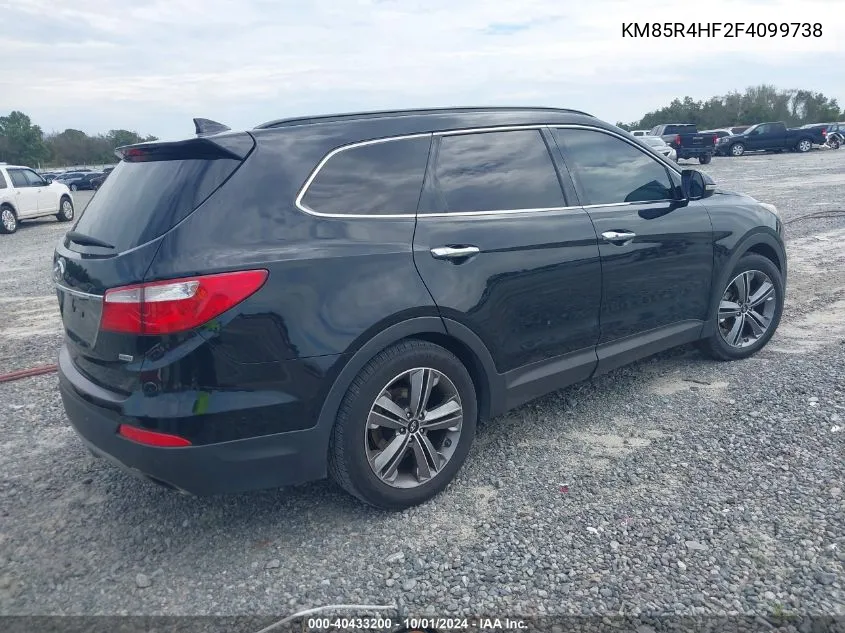 KM85R4HF2F4099738 2015 Hyundai Santa Fe Gls