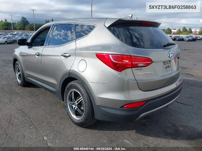 2015 Hyundai Santa Fe Sport 2.4L VIN: 5XYZT3LB6FG258863 Lot: 40440144