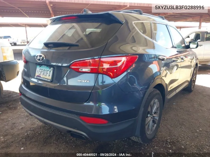 2015 Hyundai Santa Fe Sport 2.4L VIN: 5XYZU3LB3FG288996 Lot: 40448021