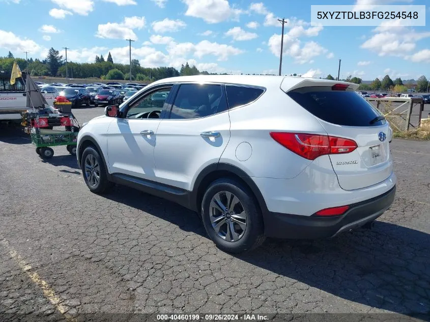 5XYZTDLB3FG254548 2015 Hyundai Santa Fe Sport 2.4L