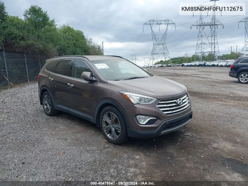 2015 Hyundai Santa Fe Gls VIN: KM8SNDHF0FU112675 Lot: 40479547