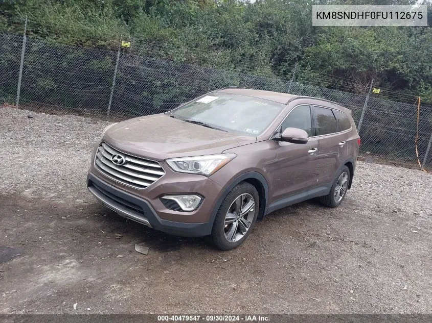 KM8SNDHF0FU112675 2015 Hyundai Santa Fe Gls