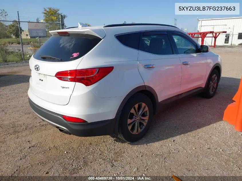 5XYZU3LB7FG237663 2015 Hyundai Santa Fe Sport 2.4L