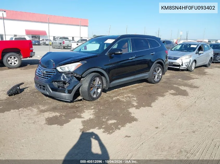 KM8SN4HF0FU093402 2015 Hyundai Santa Fe Limited