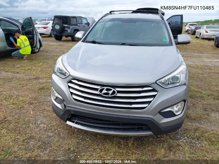 2015 Hyundai Santa Fe Gls VIN: KM8SN4HF7FU110485 Lot: 40519652