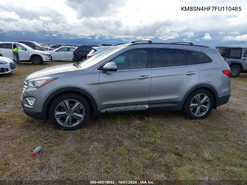 2015 Hyundai Santa Fe Gls VIN: KM8SN4HF7FU110485 Lot: 40519652