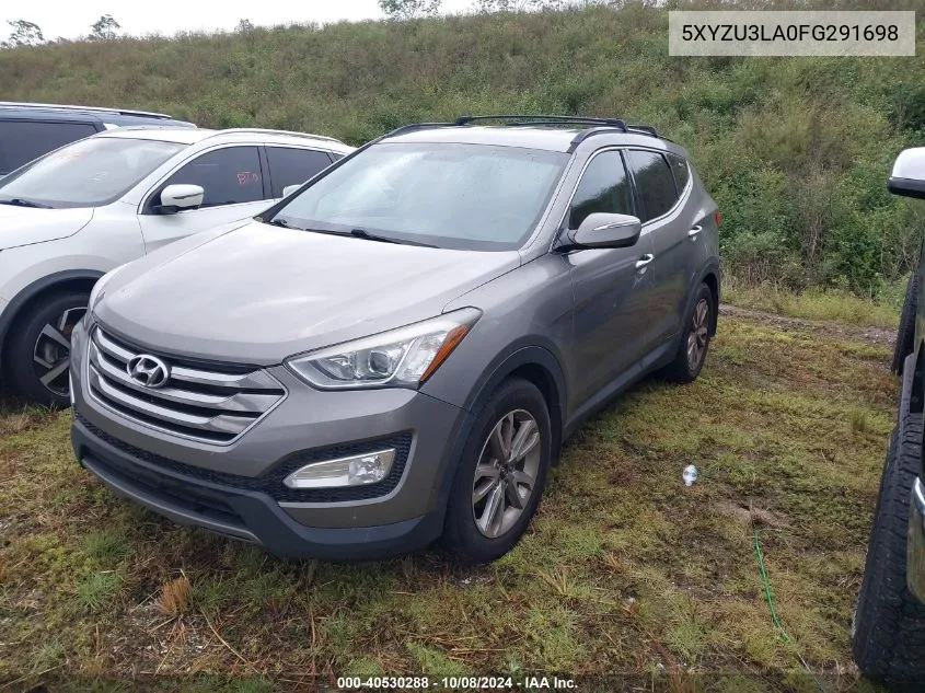 2015 Hyundai Santa Fe Sport 2.0L Turbo VIN: 5XYZU3LA0FG291698 Lot: 40530288