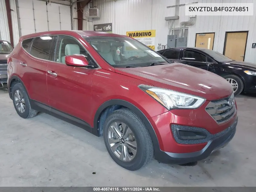 2015 Hyundai Santa Fe Sport 2.4L VIN: 5XYZTDLB4FG276851 Lot: 40574115