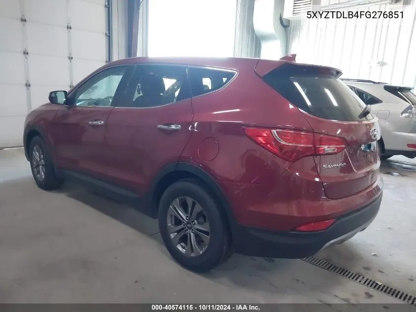 2015 Hyundai Santa Fe Sport 2.4L VIN: 5XYZTDLB4FG276851 Lot: 40574115