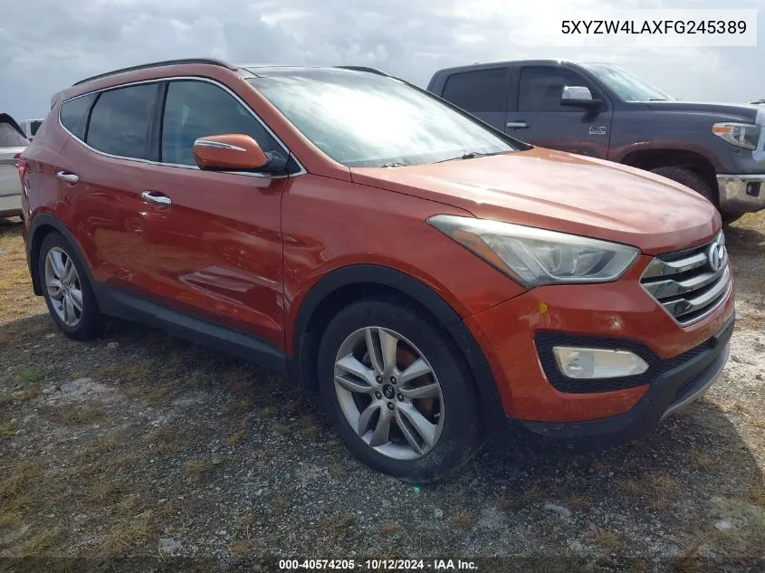 2015 Hyundai Santa Fe Sport 2.0L Turbo VIN: 5XYZW4LAXFG245389 Lot: 40574205