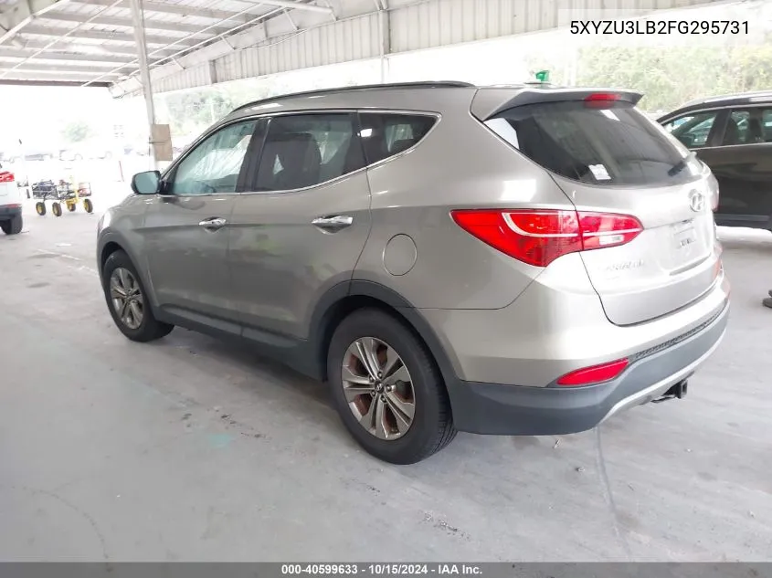 2015 Hyundai Santa Fe Sport 2.4L VIN: 5XYZU3LB2FG295731 Lot: 40599633