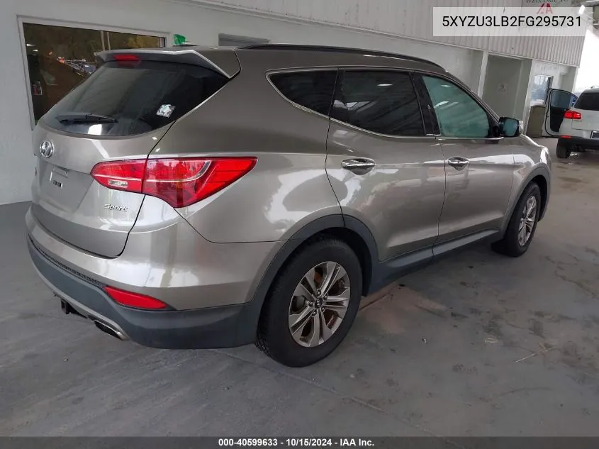 2015 Hyundai Santa Fe Sport 2.4L VIN: 5XYZU3LB2FG295731 Lot: 40599633