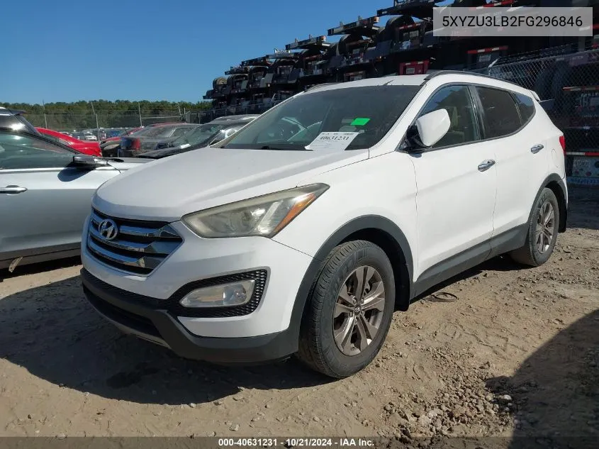 2015 Hyundai Santa Fe Sport VIN: 5XYZU3LB2FG296846 Lot: 40631231