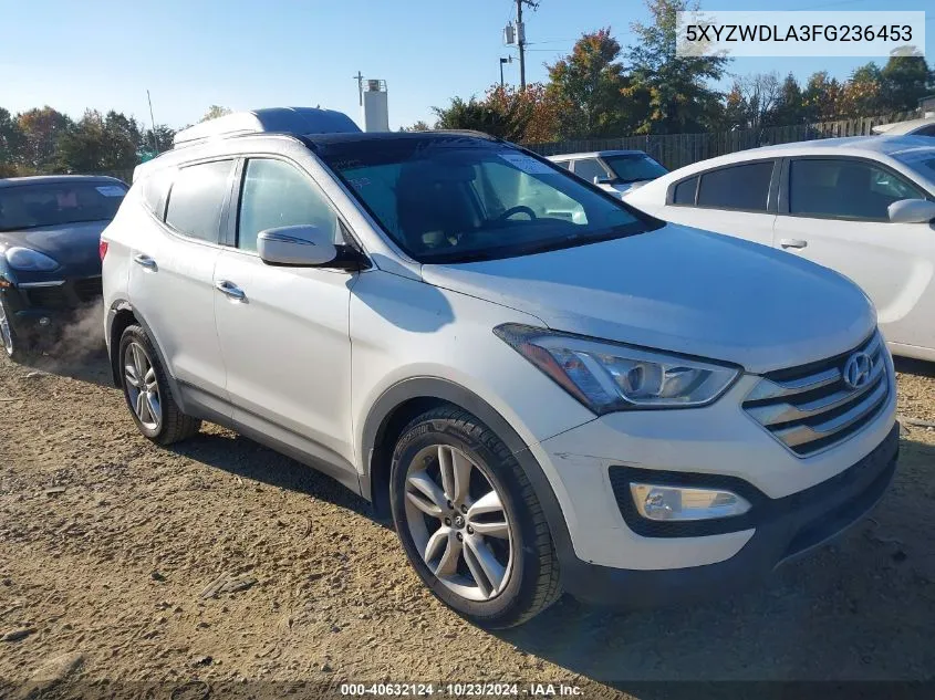 5XYZWDLA3FG236453 2015 Hyundai Santa Fe Sport 2.0L Turbo