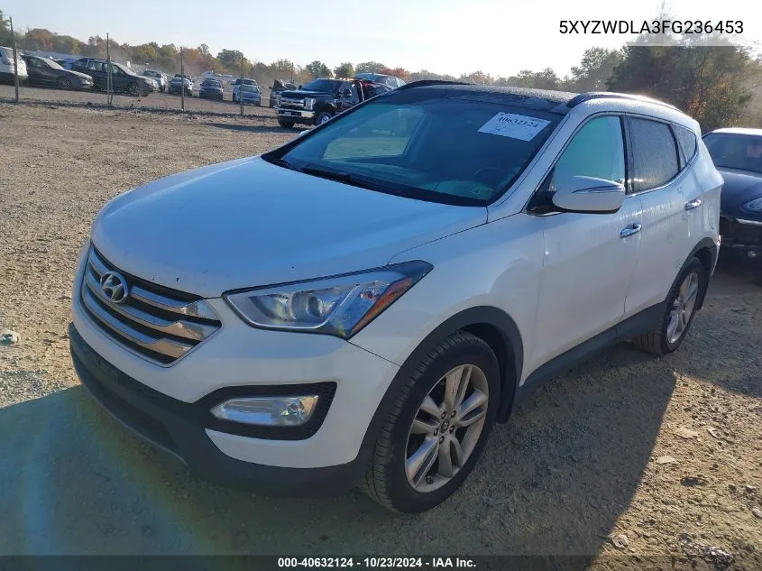 2015 Hyundai Santa Fe Sport 2.0L Turbo VIN: 5XYZWDLA3FG236453 Lot: 40632124