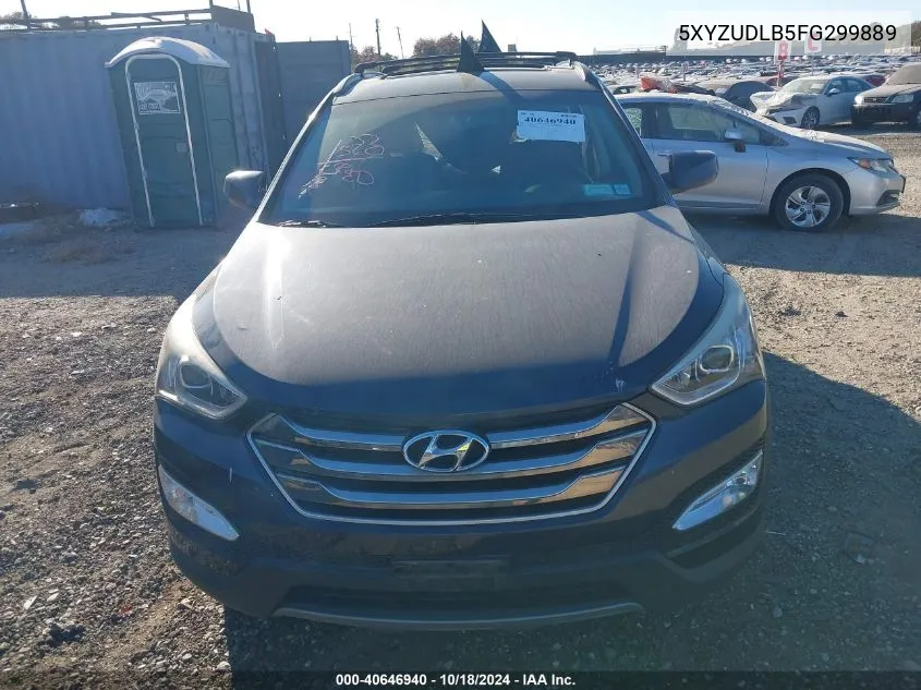 2015 Hyundai Santa Fe Sport 2.4L VIN: 5XYZUDLB5FG299889 Lot: 40646940