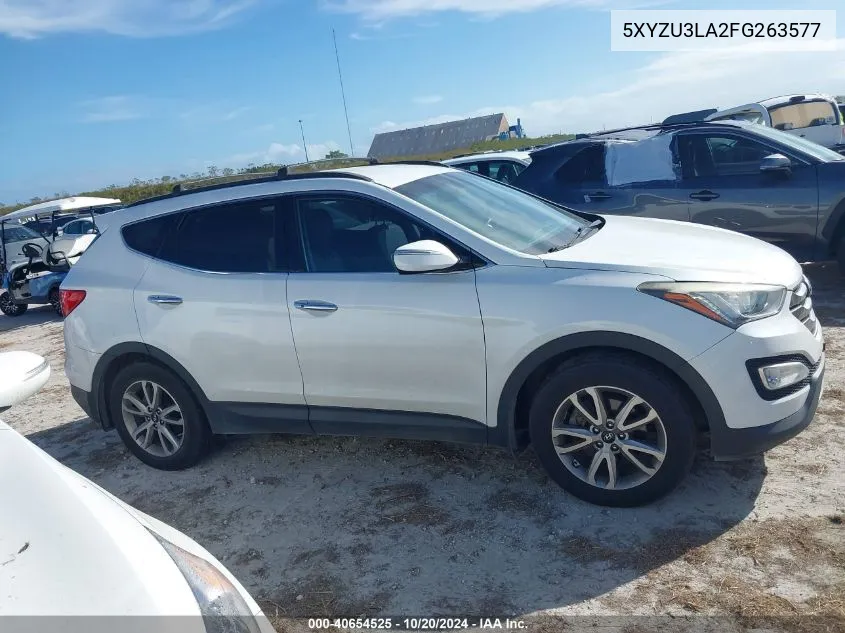 2015 Hyundai Santa Fe Sport VIN: 5XYZU3LA2FG263577 Lot: 40654525