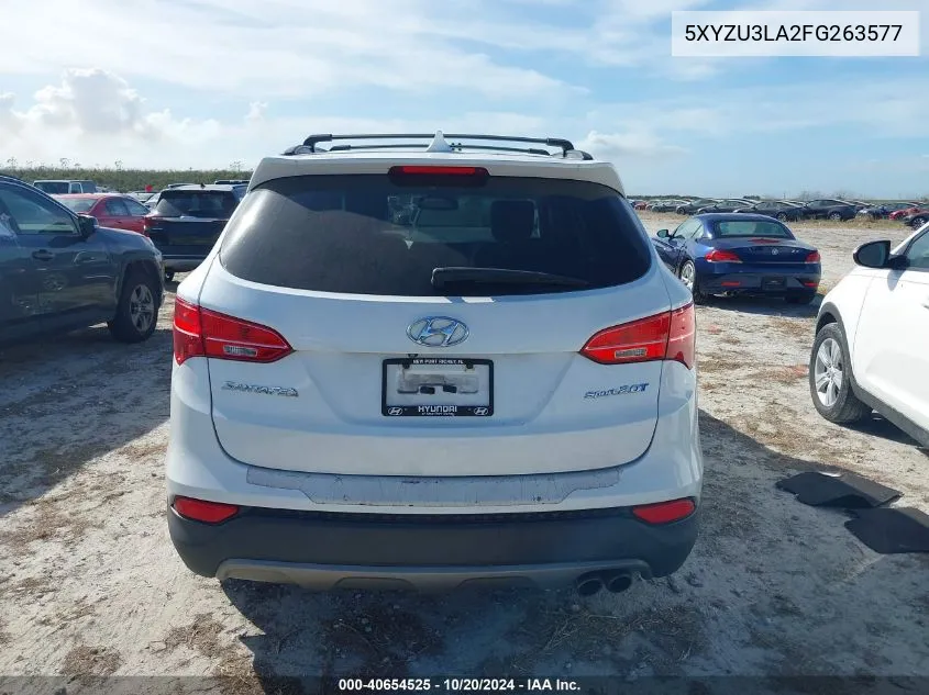 2015 Hyundai Santa Fe Sport VIN: 5XYZU3LA2FG263577 Lot: 40654525