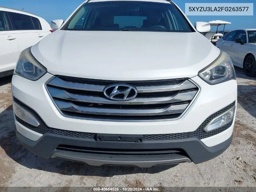 2015 Hyundai Santa Fe Sport VIN: 5XYZU3LA2FG263577 Lot: 40654525