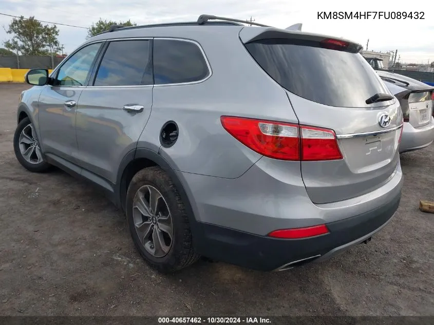 2015 Hyundai Santa Fe Gls VIN: KM8SM4HF7FU089432 Lot: 40657462