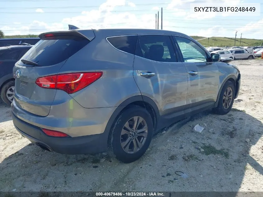 5XYZT3LB1FG248449 2015 Hyundai Santa Fe Sport 2.4L