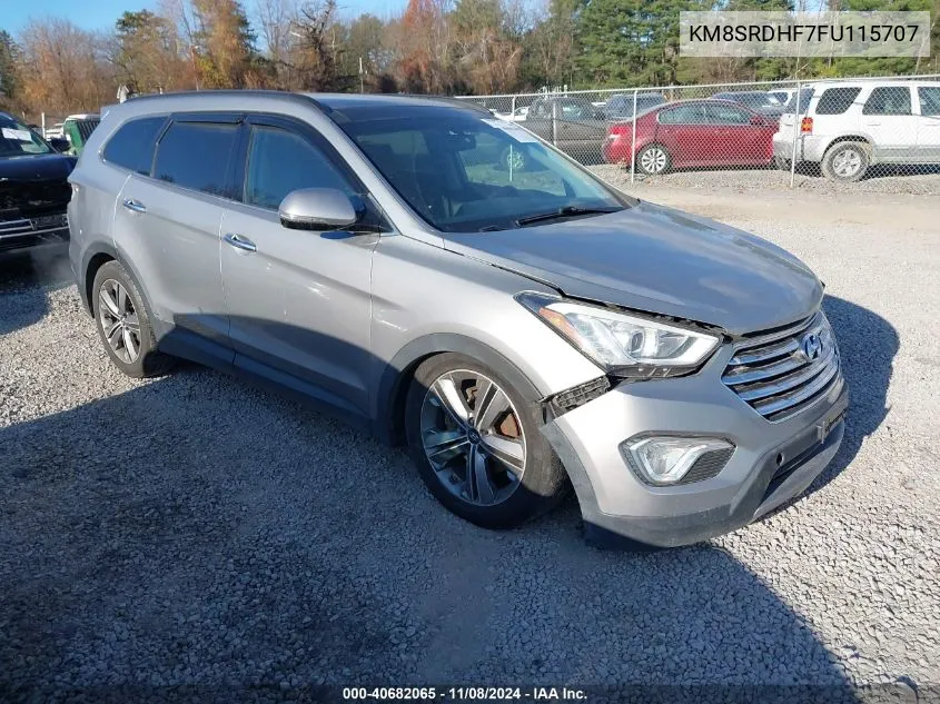 2015 Hyundai Santa Fe Gls VIN: KM8SRDHF7FU115707 Lot: 40682065