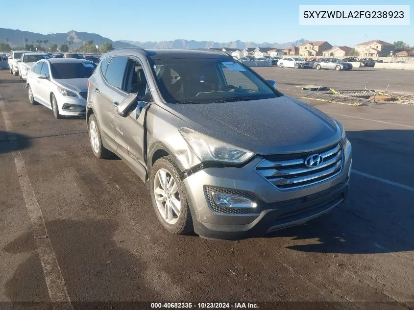 2015 Hyundai Santa Fe Sport 2.0L Turbo VIN: 5XYZWDLA2FG238923 Lot: 40682335