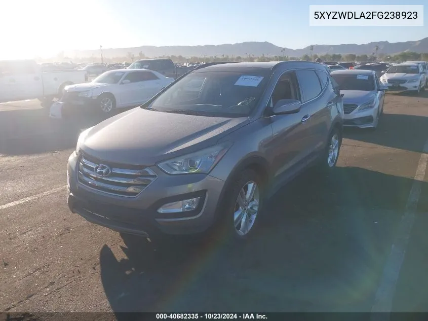 5XYZWDLA2FG238923 2015 Hyundai Santa Fe Sport 2.0L Turbo