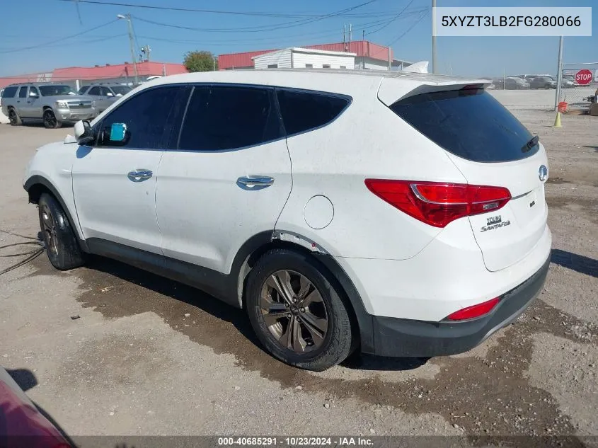 2015 Hyundai Santa Fe Sport 2.4L VIN: 5XYZT3LB2FG280066 Lot: 40685291