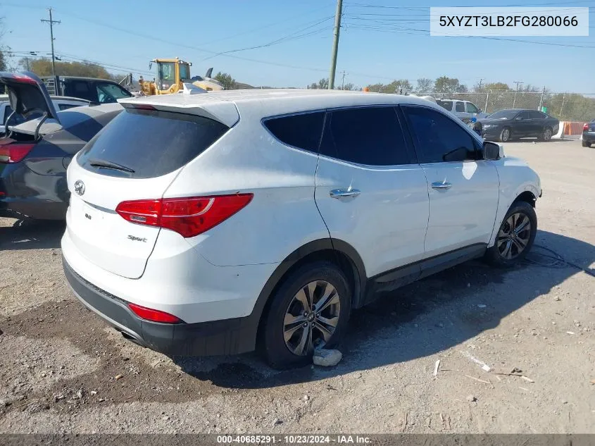 2015 Hyundai Santa Fe Sport 2.4L VIN: 5XYZT3LB2FG280066 Lot: 40685291